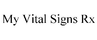 MY VITAL SIGNS RX