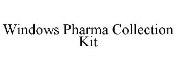 WINDOWS PHARMA COLLECTION KIT