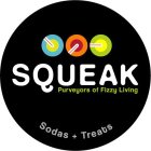 SQUEAK PURVEYORS OF FIZZY LIVING SODAS + TREATS
