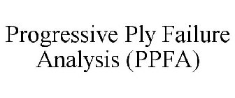 PROGRESSIVE PLY FAILURE ANALYSIS (PPFA)