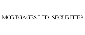 MORTGAGES LTD. SECURITIES