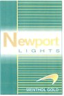 NEWPORT LIGHTS MENTHOL GOLD