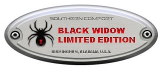 SOUTHERN COMFORT BLACK WIDOW LIMITED EDITION BIRMINGHAM, ALABAMA U.S.A.