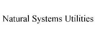 NATURAL SYSTEMS UTILITIES