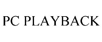 PC PLAYBACK