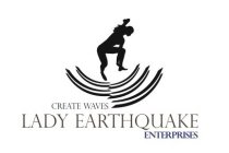 CREATE WAVES LADY EARTHQUAKE ENTERPRISES
