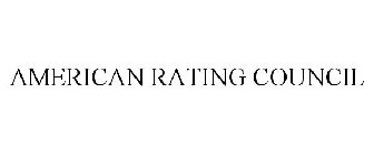 AMERICAN RATING COUNCIL