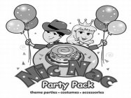 NIC NAC PARTY PACK THEME PARTIES · COSTUMES · ACCESSORIES