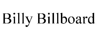 BILLY BILLBOARD