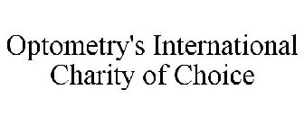 OPTOMETRY'S INTERNATIONAL CHARITY OF CHOICE