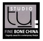 STUDIO TU FINE BONE CHINA ELEGANTLY CASUAL FOR A CONTEMPORARY LIFESTYLE