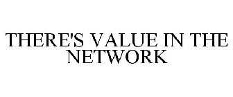 THERE'S VALUE IN THE NETWORK