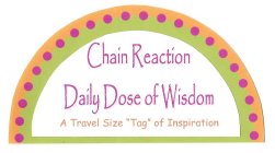 CHAIN REACTION DAILY DOSE OF WISDOM A TRAVEL SIZE 