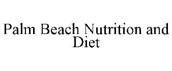 PALM BEACH NUTRITION AND DIET