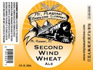 MT. PLEASENT BREWING COMPANY MT. PLEASENT, MI SECOND WIND WHEAT ALE