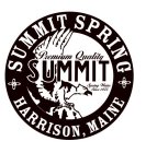 SUMMIT SPRING PREMIUM QUALITY SPRING WATER SINCE 1875 SUMMIT HARRISON MAINE