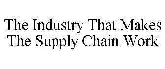 THE INDUSTRY THAT MAKES THE SUPPLY CHAIN WORK