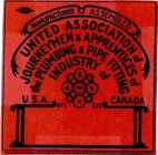MANUFACTURED ASSEMBLED UNITED ASSOCIATION OF JOURNEYMEN & APPRENTICES OF THE PLUMBING & PIPE FITTING INDUSTRY OF U.S.A. AFL CIO CANADA