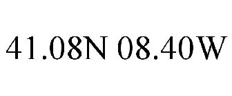 41.08N 08.40W