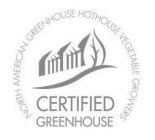 NORTH AMERICAN GREENHOUSE HOTHOUSE VEGETABLE GROWERS CERTIFIED GREENHOUSE