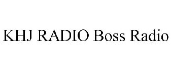 KHJ RADIO BOSS RADIO