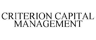 CRITERION CAPITAL MANAGEMENT