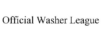 OFFICIAL WASHER LEAGUE