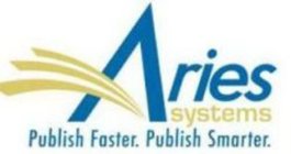 ARIES SYSTEMS PUBLISH FASTER. PUBLISH SMARTER.