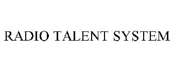 RADIO TALENT SYSTEM