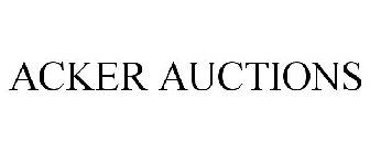 ACKER AUCTIONS