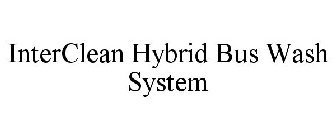 INTERCLEAN HYBRID BUS WASH SYSTEM