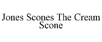 JONES SCONES THE CREAM SCONE