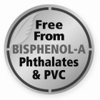 FREE FROM BISPHENOL-A PHTHALATES & PVC