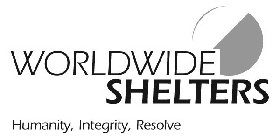 WORLDWIDE SHELTERS HUMANITY, INTEGRITY RESOLVE