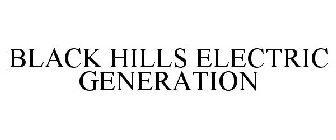 BLACK HILLS ELECTRIC GENERATION