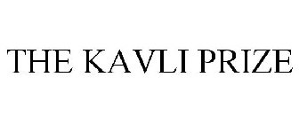 THE KAVLI PRIZE