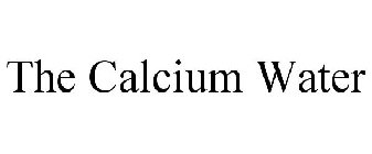 THE CALCIUM WATER