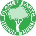 PLANET EARTH GOING GREEN