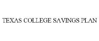 TEXAS COLLEGE SAVINGS PLAN