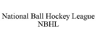 NATIONAL BALL HOCKEY LEAGUE NBHL