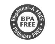 BPA FREE · BISPHENOL-A FREE · PHTHALATE FREE