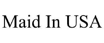 MAID IN USA