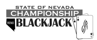 RENO STATE OF NEVADA CHAMPIONSHIP BLACKJACK GSR