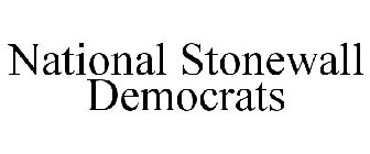 NATIONAL STONEWALL DEMOCRATS