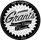 GRANT'S GOLDEN BRAND POMADE U.S.A. 