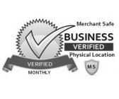 BUSINESS VERIFIED MERCHANT SAFE PHYSICAL LOCATION MS VERIFIED MONTHLY