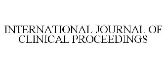INTERNATIONAL JOURNAL OF CLINICAL PROCEEDINGS