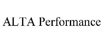 ALTA PERFORMANCE