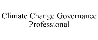 CLIMATE CHANGE GOVERNANCE PROFESSIONAL