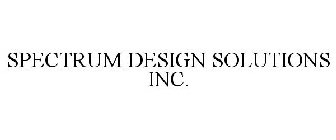 SPECTRUM DESIGN SOLUTIONS INC.